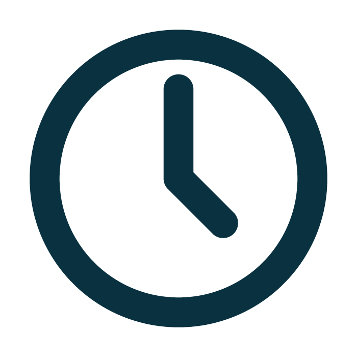 clock icon to represent a timeshare